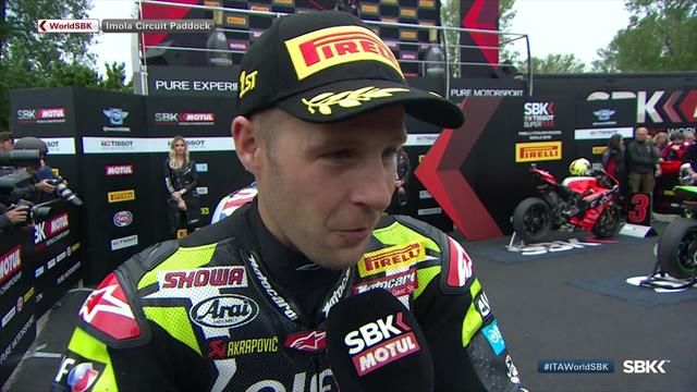 Rea 'super happy' after excelling in Imola rain Rea 'super happy' after excelling in Imola rain
