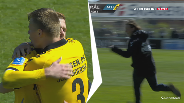 Highlights: Brock-Madsen stangede AC Horsens til sejr i første opgør i Superliga Playoff Highlights: Brock-Madsen stangede AC Horsens til sejr i første opgør i Superliga Playoff