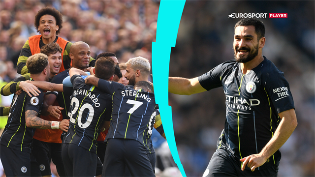 Highlights: Manchester City er engelske mestre efter 4-1 sejr over Brighton Highlights: Manchester City er engelske mestre efter 4-1 sejr over Brighton