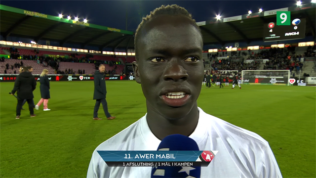 Awer Mabil: Det var så vigtigt at få det mål og nu komme tilbage på sporet Awer Mabil: Det var så vigtigt at få det mål og nu komme tilbage på sporet