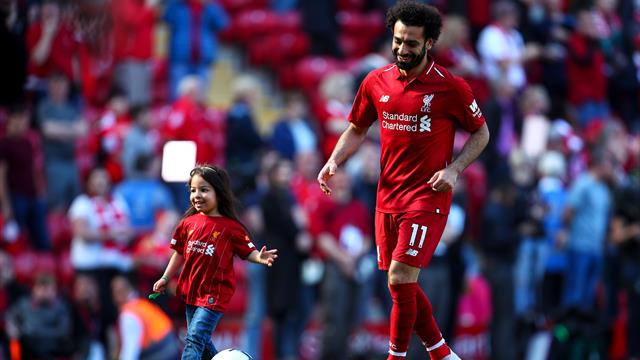 Même dans la défaite, Anfield reste fantastique et la fille de Salah a pu l'expérimenter