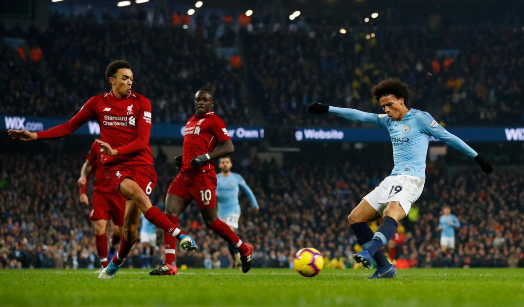 Leroy Sane, Manchester City vs Liverpool