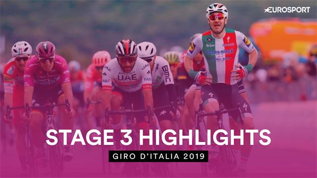 Highlights from Stage 3 as Viviani disqualified for dangerous sprint finish Highlights from Stage 3 as Viviani disqualified for dangerous sprint finish