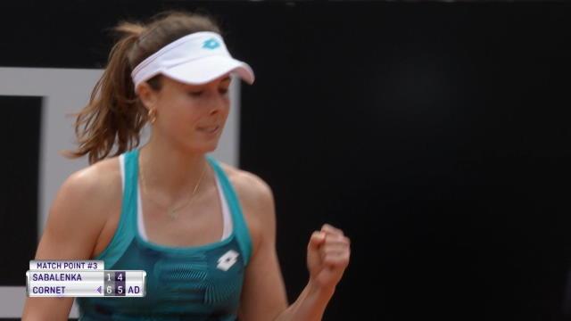 La victoire et la manière : Cornet a eu tout bon contre la 10e joueuse mondiale La victoire et la manière : Cornet a eu tout bon contre la 10e joueuse mondiale