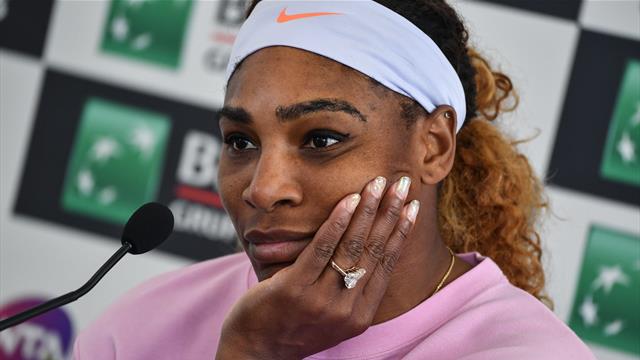 Serena pulls out of Rome with knee injury