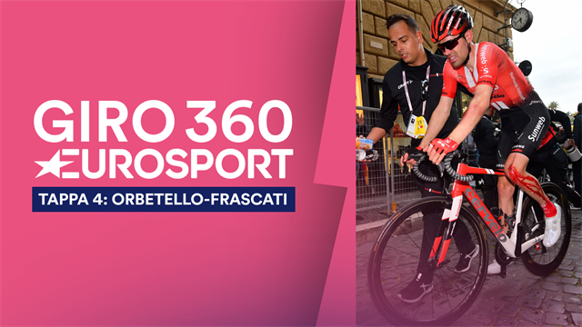"Giro 360": Dumoulin, che brutta botta... Tutto il meglio e il dietro le quinte della 4a tappa "Giro 360": Dumoulin, che brutta botta... Tutto il meglio e il dietro le quinte della 4a tappa