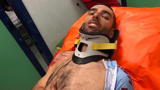 Giro de Italia 2019: El duro testimonio de Dani Navarro a Eurosport tras su caída: "Me ahogaba" Giro de Italia 2019: El duro testimonio de Dani Navarro a Eurosport tras su caída: "Me ahogaba"