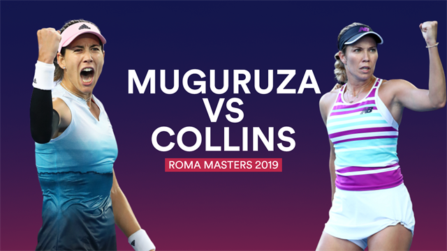 Masters Roma 2019, Muguruza-Collins: A acumular buenas sensaciones y pendiente de la lluvia