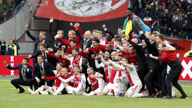 A défaut de la C1, l'Ajax se console avec un 34e titre de champion