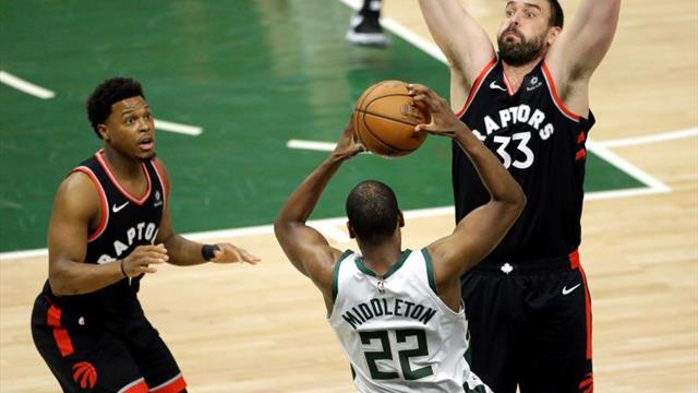 Mirotic gana a Marc Gasol e Ibaka, en primer el duelo de españoles en finales