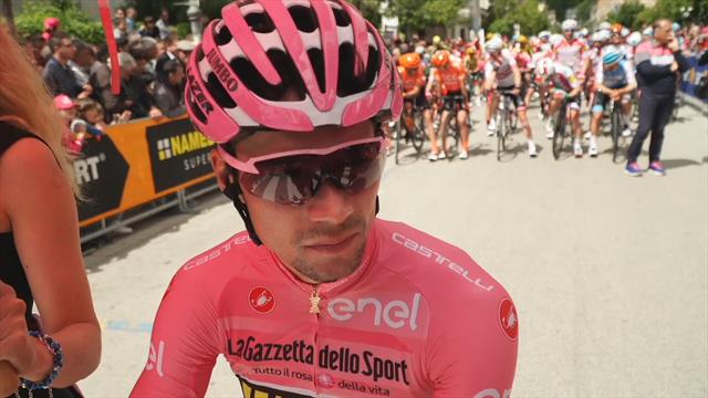 Kan Roglic de roze trui behouden tot aan Verona? Kan Roglic de roze trui behouden tot aan Verona?