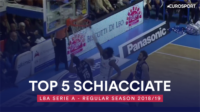 Top 5: le migliori schiacciate della regular season di Serie A 2018-19 Top 5: le migliori schiacciate della regular season di Serie A 2018-19
