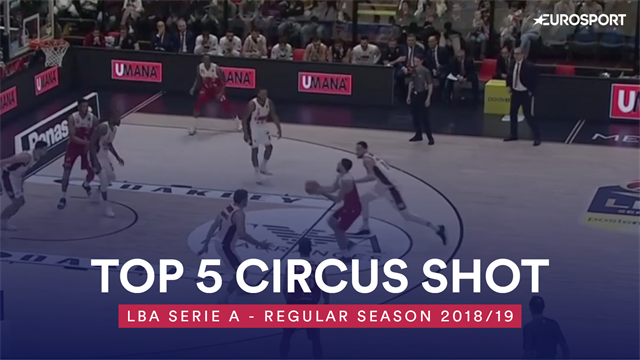 Top 5: i migliori circus shot della regular season di Serie A 2018-19 Top 5: i migliori circus shot della regular season di Serie A 2018-19