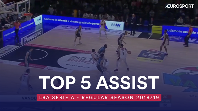 Top 5: i migliori assist della regular season di Serie A 2018-19 Top 5: i migliori assist della regular season di Serie A 2018-19