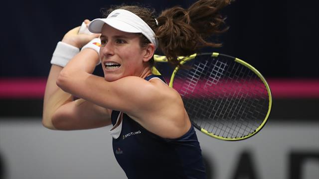 Johanna Konta sees off Sloane Stephens and Venus Williams on productive day in Rome