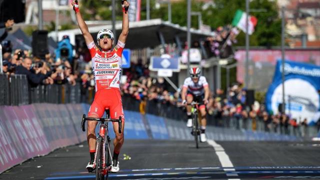 Fausto Masnada se reafirma en San Giovanni, Conti nueva maglia rosa