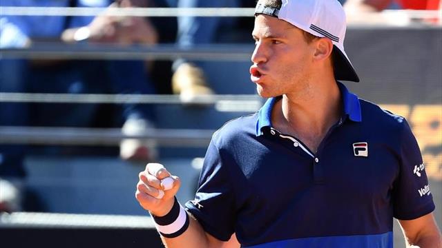 Schwartzman vuela a los cuartos de final en Roma