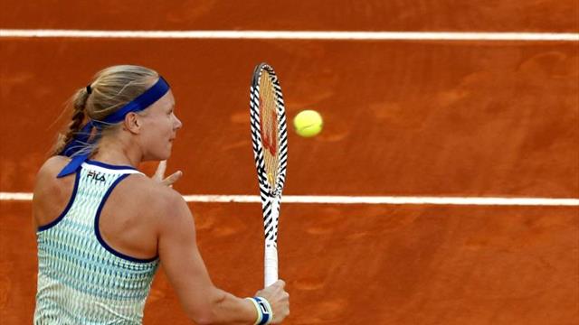 Carla Suárez cae ante Kiki Bertens y se despide de Roma