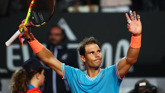 Masters Roma 2019, Basilashvili-Nadal: Doble exhibición en una jornada para el recuerdo (1-6 y 0-6)