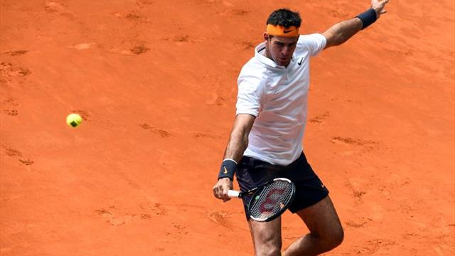 Del Potro avanza a cuartos y espera a Djokovic o Kohlschreiber