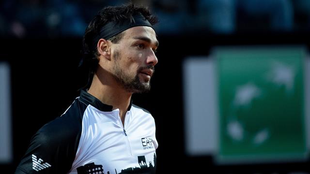 Tsitsipas superiore, Fognini si ferma: sarà il greco a sfidare Federer