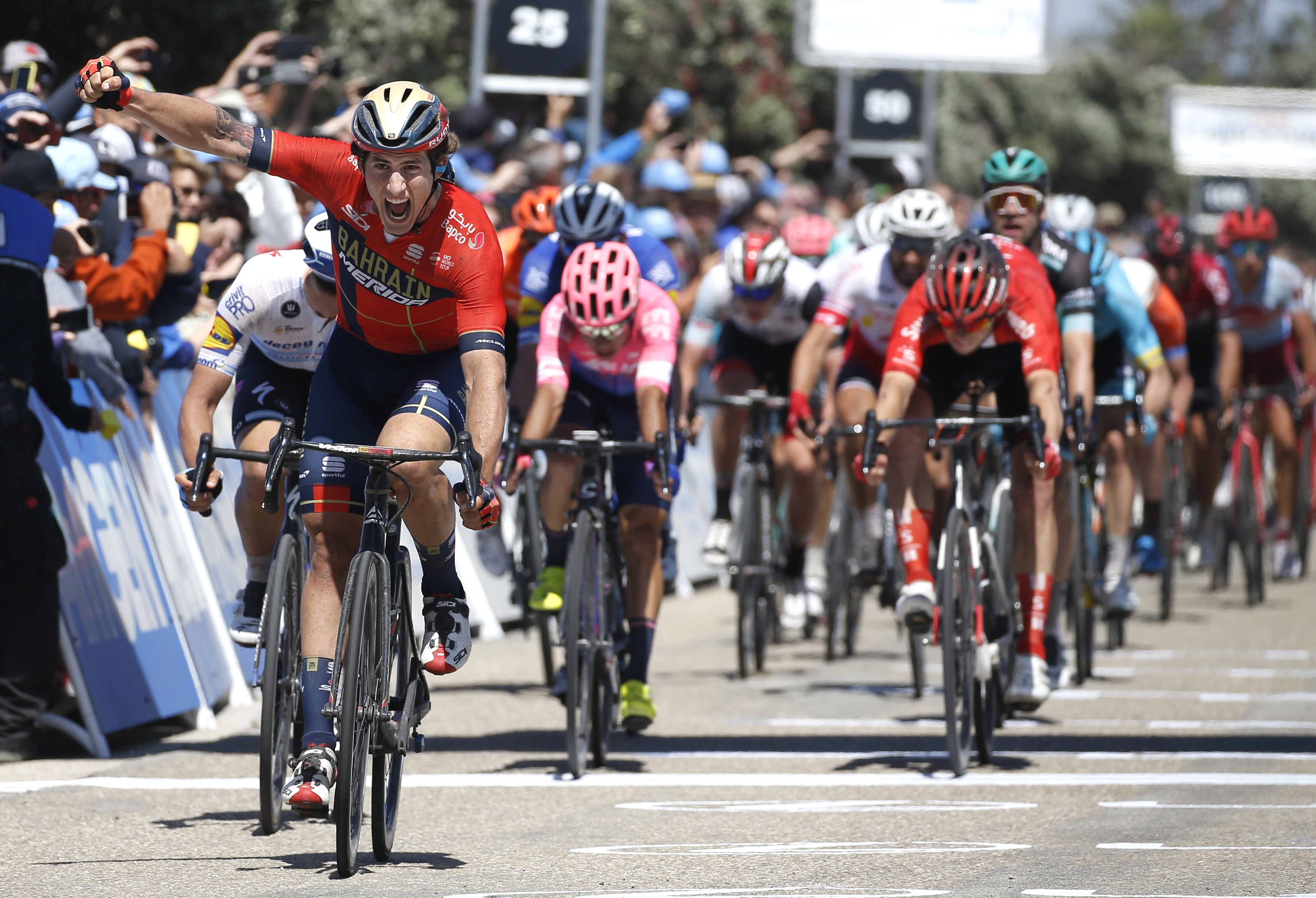 Ivan Garcia Cortina (Team Bahrain - Merida) vainqueur de la 5e étape du Tour de Californie 2019