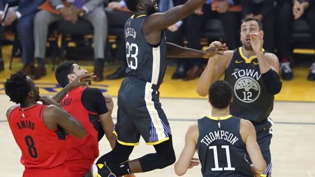 114-111. Green e Iguodala dan a los Warriors el triunfo y la ventaja de 2-0