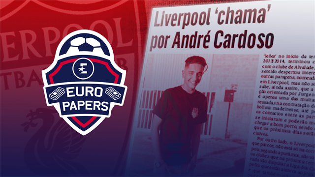 Euro Papers: Liverpool 'certain' to snatch Portuguese wonderkid for free Euro Papers: Liverpool 'certain' to snatch Portuguese wonderkid for free