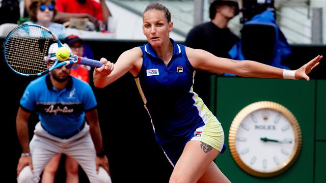 Pliskova enfin lancée sur terre