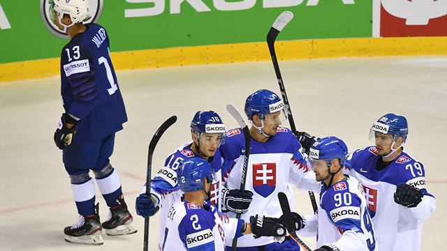 Eishockey-WM: Slowakei wahrt Viertelfinalchance