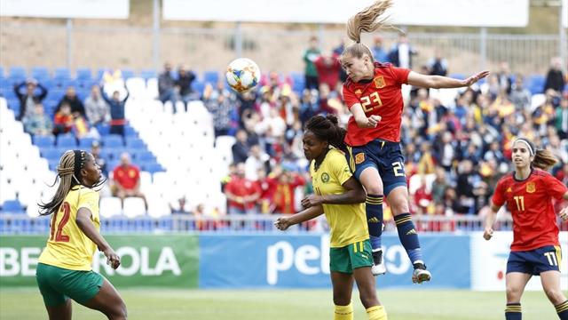 🇪🇸⚽ España golea a Camerún en el primer amistoso antes del Mundial femenino (4-0)