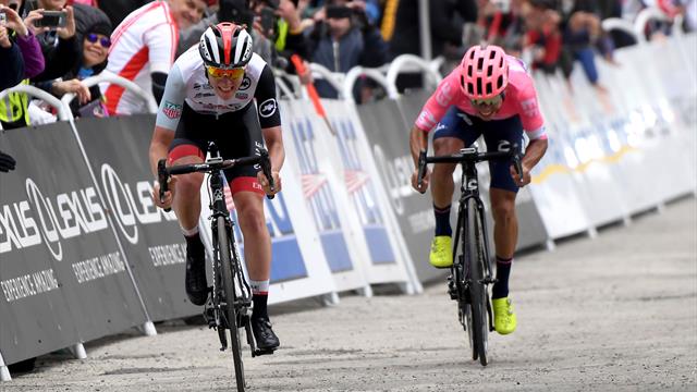 La victoire et le maillot de leader : le prodige Pogacar prend du galon