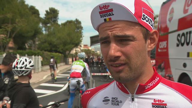 Victor Campenaerts (Lotto Soudal): "Etappe van vandaag is te lang" Victor Campenaerts (Lotto Soudal): "Etappe van vandaag is te lang"