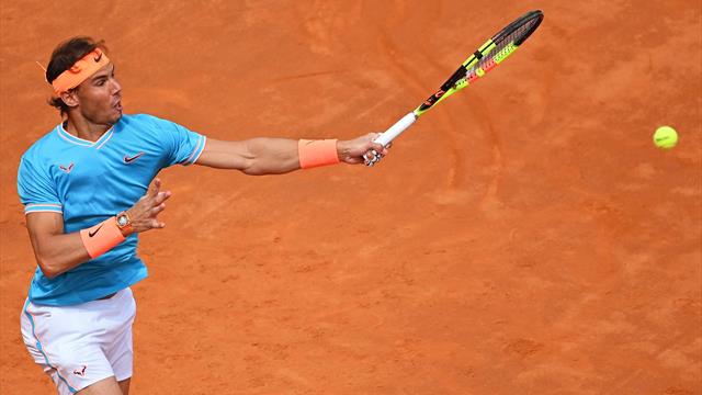 Masters Roma 2019 (semifinal), Tsitsipas-Rafa Nadal: 'Vendetta' y a la final (3-6 y 4-6)