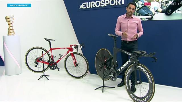 Contador explica al detalle las diferencias entre una bici de carretera y una de contrarreloj Contador explica al detalle las diferencias entre una bici de carretera y una de contrarreloj