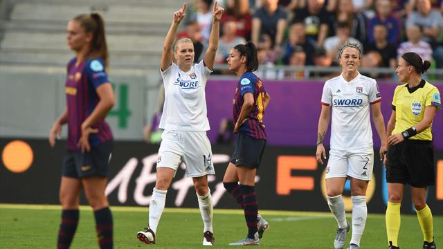 ⚽👩 El Barça cae ante el Lyon, que conquista su cuarto título seguido (4-1)