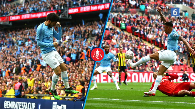 Highlights: City sikrede sig den nationale ’treble’ med historisk 6-0-maltraktering af Watford Highlights: City sikrede sig den nationale ’treble’ med historisk 6-0-maltraktering af Watford
