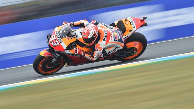 Marc Marquez subito davanti a tutti nelle FP1, quarto Dovizioso, nono Valentino Rossi