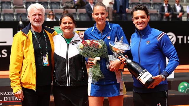 Pliskova defeats Konta to lift Italian Open