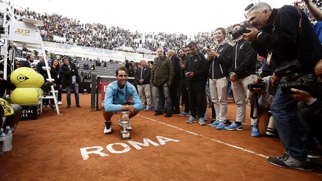 Nadal bagels Djokovic as he clinches Rome Masters title