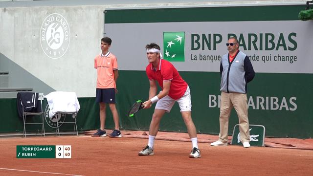 Ét skridt tættere Roland Garros: Danske Torpegaard slår amerikaner i vigtig kvalifikationskamp Ét skridt tættere Roland Garros: Danske Torpegaard slår amerikaner i vigtig kvalifikationskamp