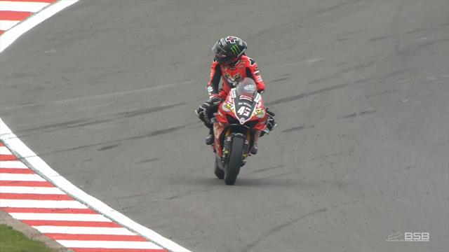 See how Scott Redding claimed Race One at Donington See how Scott Redding claimed Race One at Donington