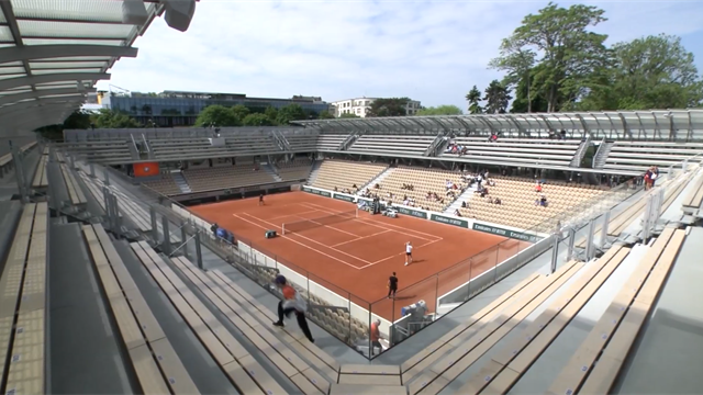 Behind the scenes at the new-look Roland Garros Behind the scenes at the new-look Roland Garros
