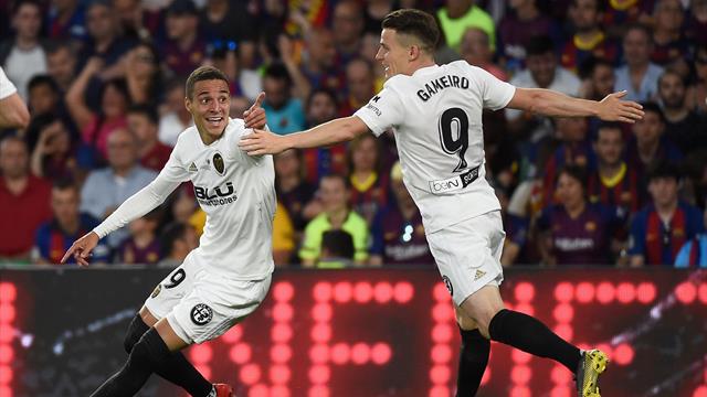 Valencia overrasket Barcelona og tok tittelen i klubbens 100-årsjubileum