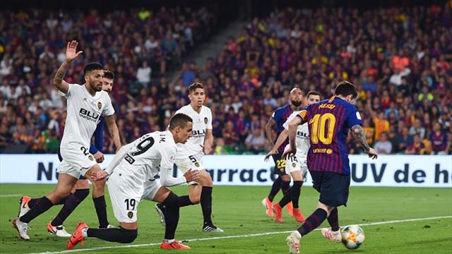 Super-Valencia: batte 2-1 il Barcellona e fa sua la Coppa del Re, gli highlights Super-Valencia: batte 2-1 il Barcellona e fa sua la Coppa del Re, gli highlights