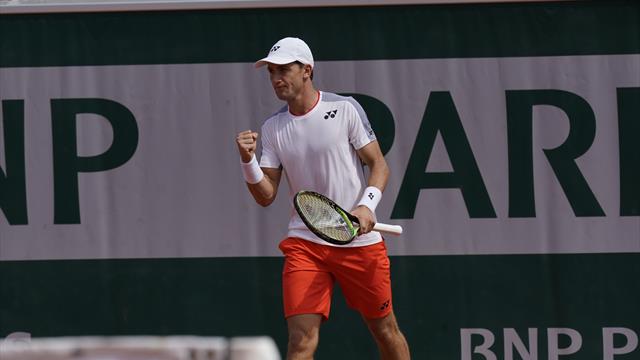Ruud feide Gulbis av banen og tok seg enkelt videre: – Total enveiskjøring