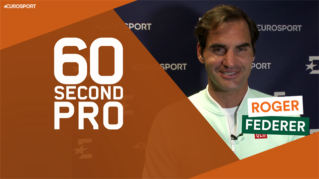 60 Second Pro: Federer reveals the secrets of the slice backhand 60 Second Pro: Federer reveals the secrets of the slice backhand
