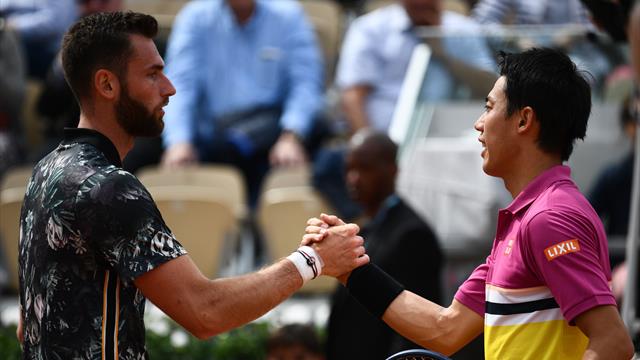 Halys bien trop court face à Nishikori Halys bien trop court face à Nishikori
