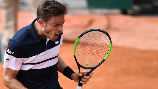 Mahut, l'exploit inattendu : sa remontada héroïque face à Cecchinato Mahut, l'exploit inattendu : sa remontada héroïque face à Cecchinato