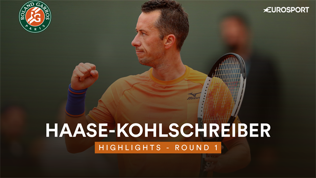 Haase verliest in 4 sets van Kohlschreiber Haase verliest in 4 sets van Kohlschreiber